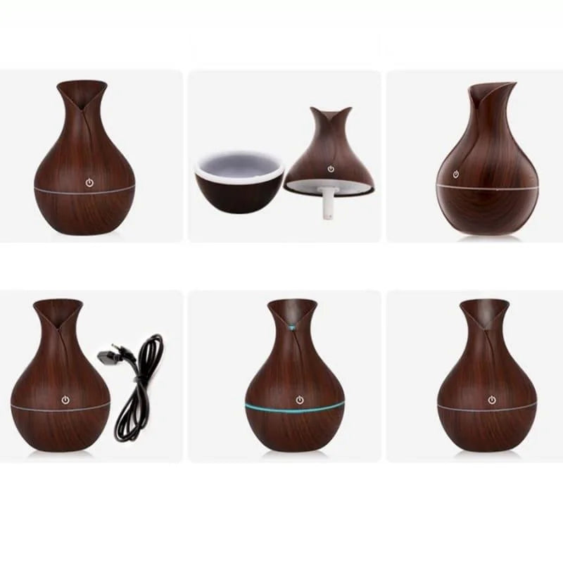 300ml Ultrasonic Aroma Humidifier with LED Light – view 9