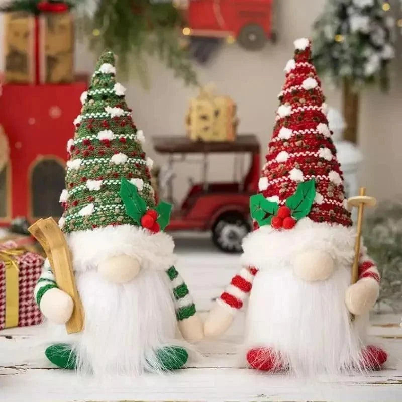 30cm Light-Up Christmas Gnome – Single or 2-Piece Set – view 2