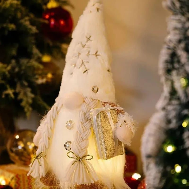 30cm Light-Up Christmas Gnome – Single or 2-Piece Set – view 3