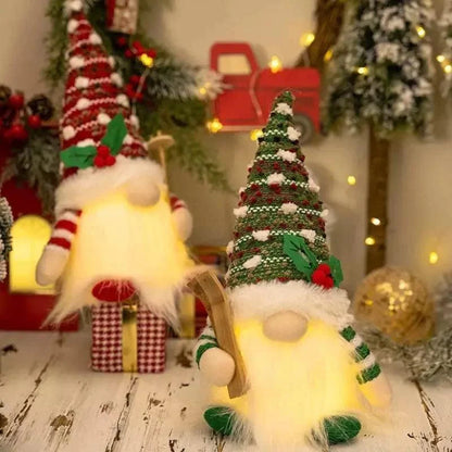 30cm Light-Up Christmas Gnome – Single or 2-Piece Set – view 5