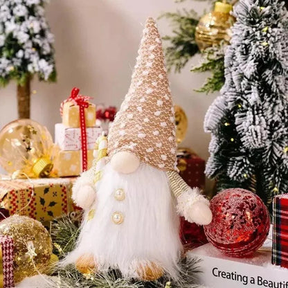 30cm Light-Up Christmas Gnome – Single or 2-Piece Set – view 7