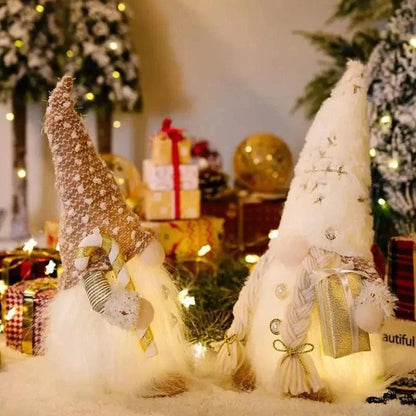 30cm Light-Up Christmas Gnome – Single or 2-Piece Set – view 14