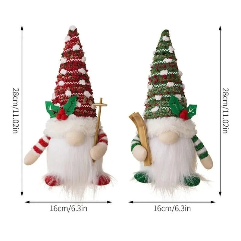 30cm Light-Up Christmas Gnome – Single or 2-Piece Set – view 16