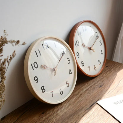 30cm Nordic Silent Wood Wall Clock – view 2