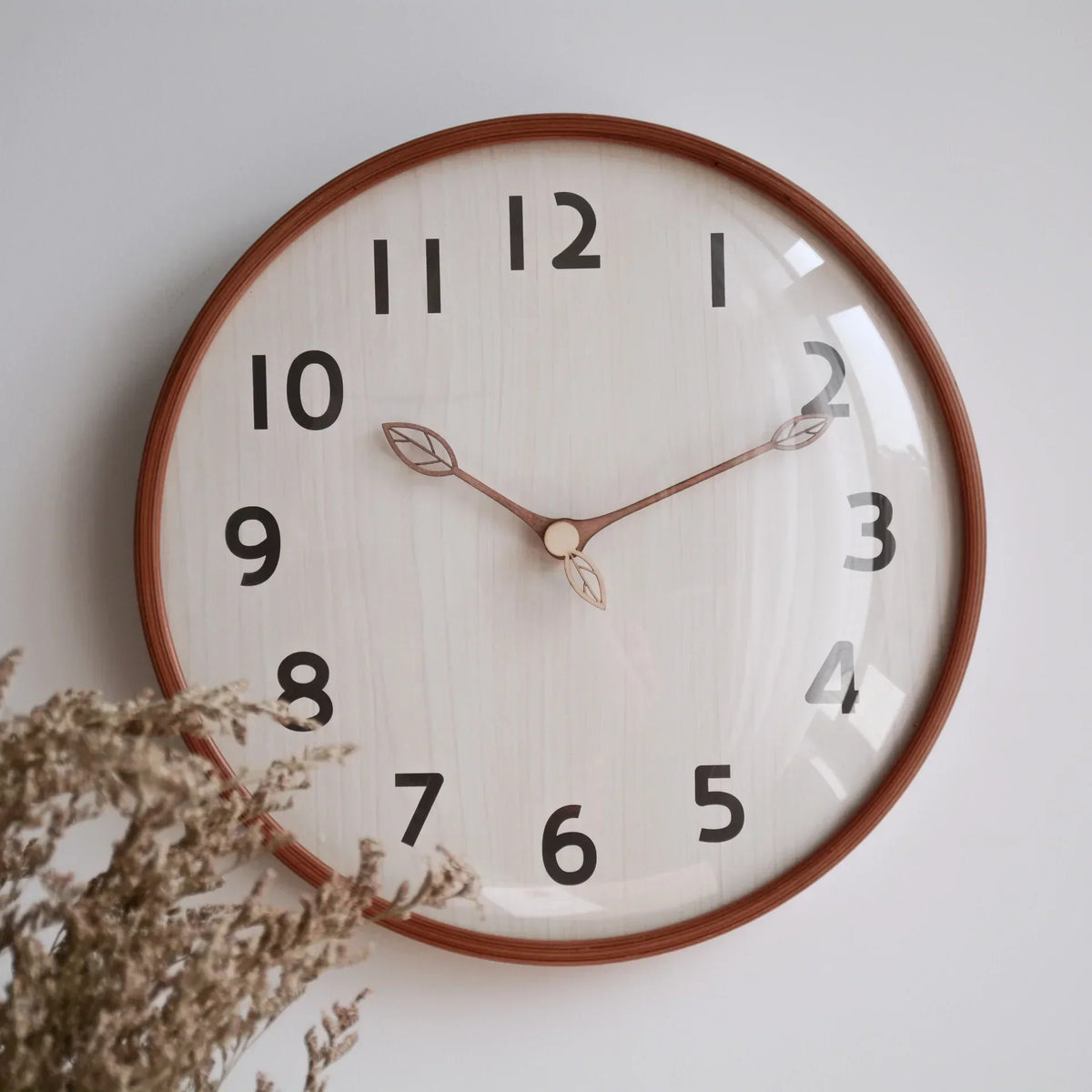30cm Nordic Silent Wood Wall Clock – view 6
