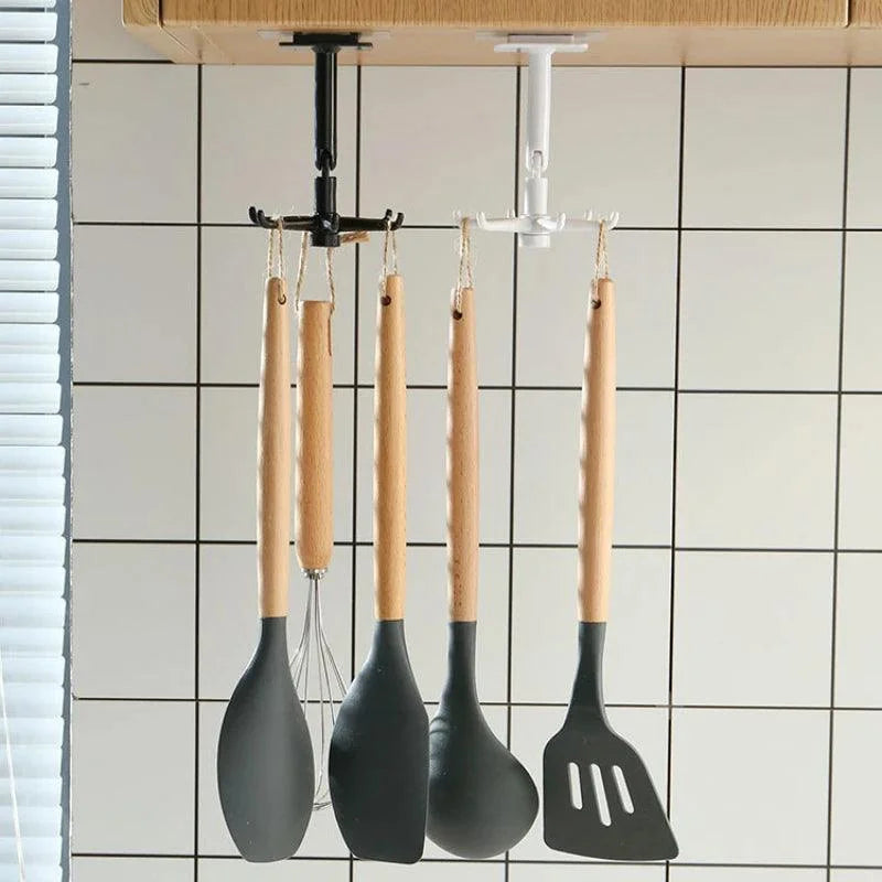 360° Rotating Self-Adhesive Wall Hooks – view 3