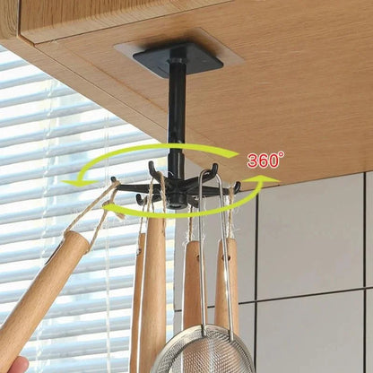 360° Rotating Self-Adhesive Wall Hooks – view 4