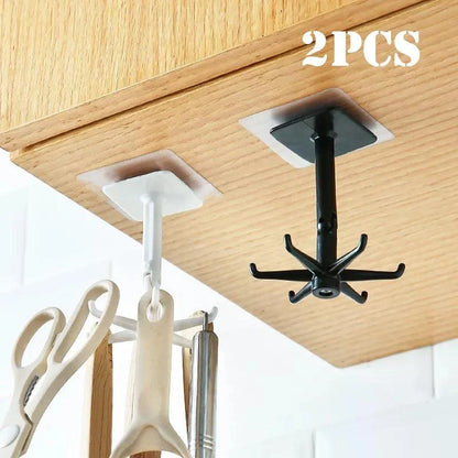 360° Rotating Self-Adhesive Wall Hooks – view 6
