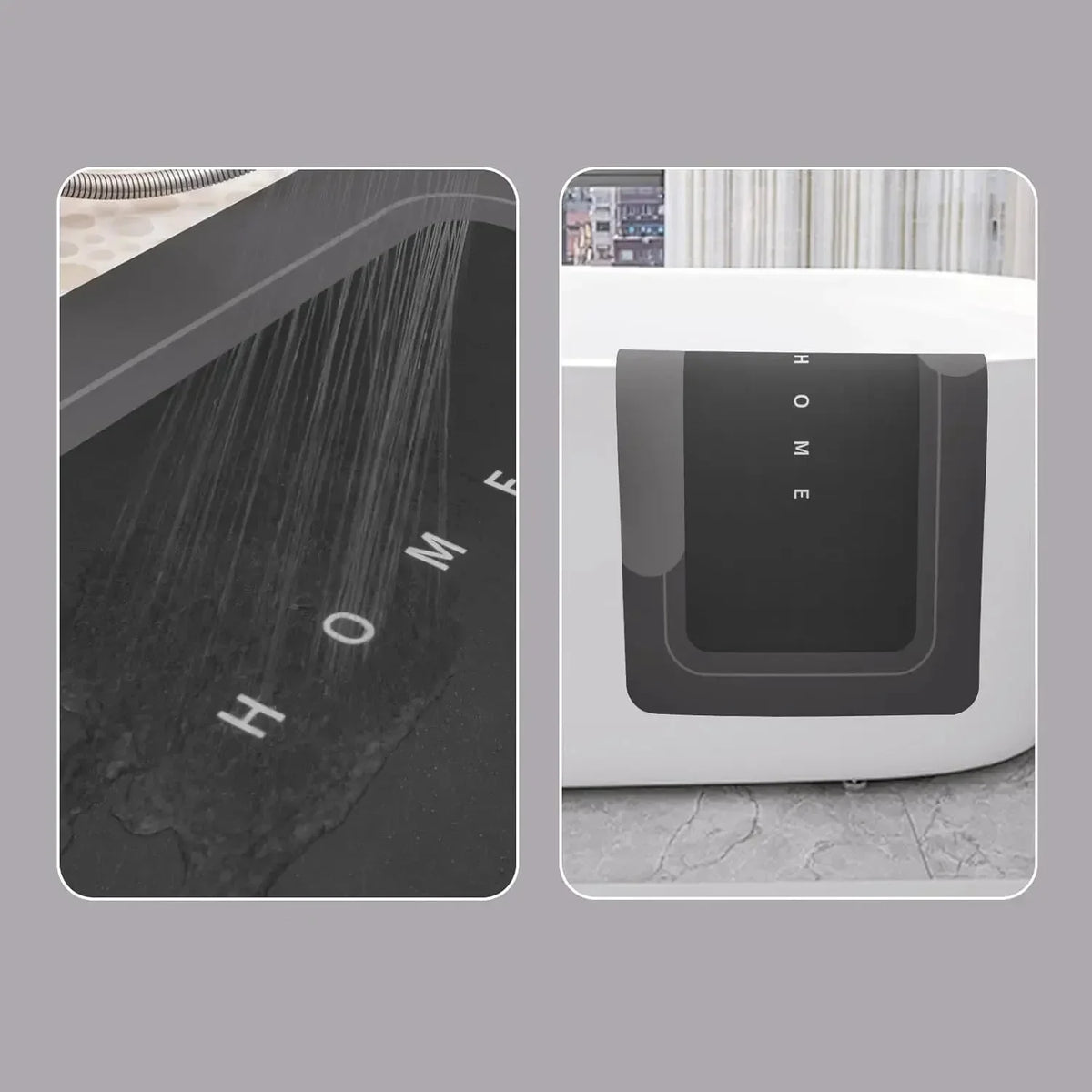 3-Piece Diatomite Non-Slip Bath Mat Set – view 11
