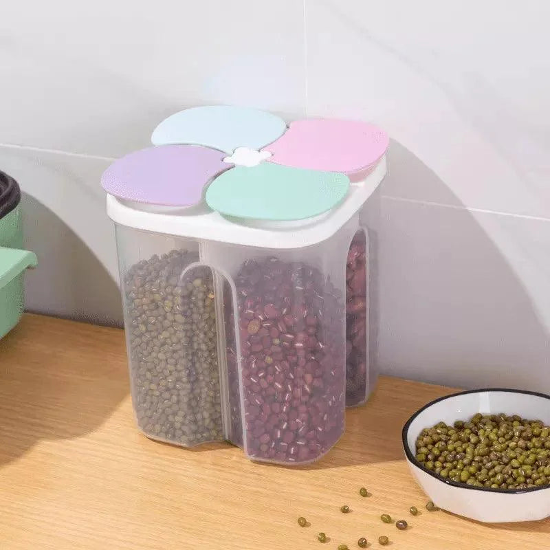 4-compartment cereal and dry food dispenser – view 6