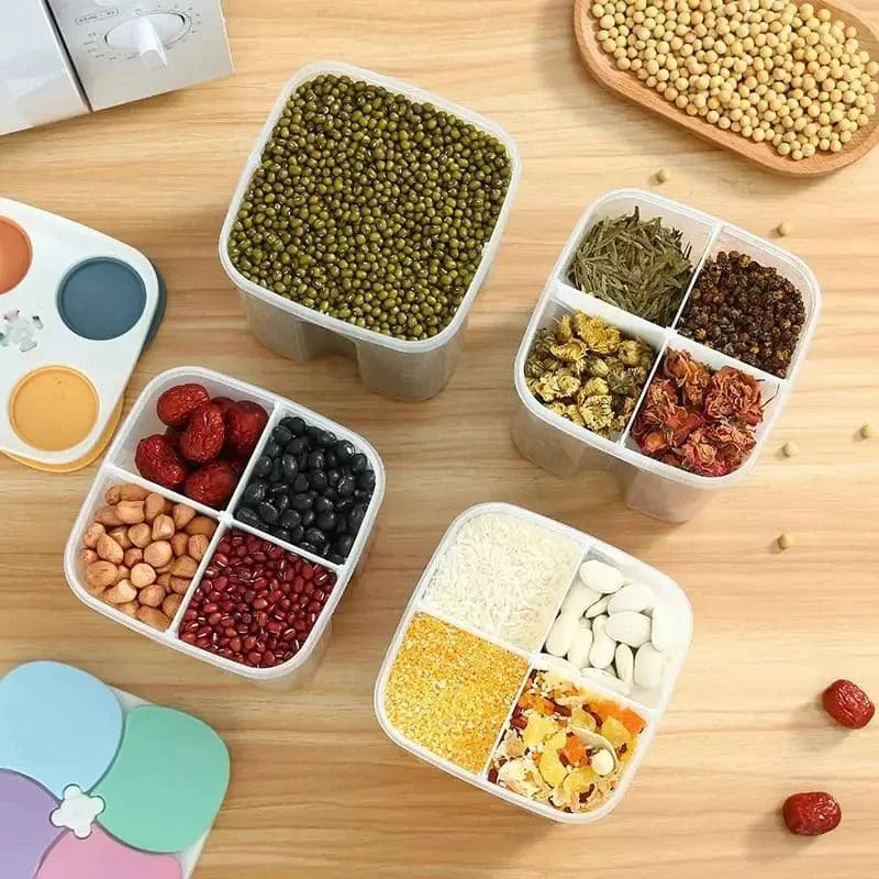 4-compartment cereal and dry food dispenser – view 7