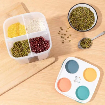 4-compartment cereal and dry food dispenser – view 10