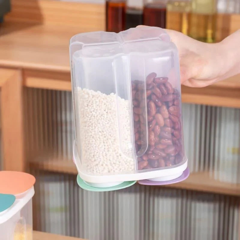 4-compartment cereal and dry food dispenser – view 11