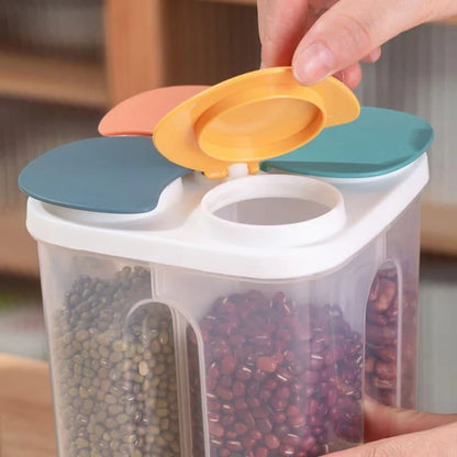 4-compartment cereal and dry food dispenser – view 12