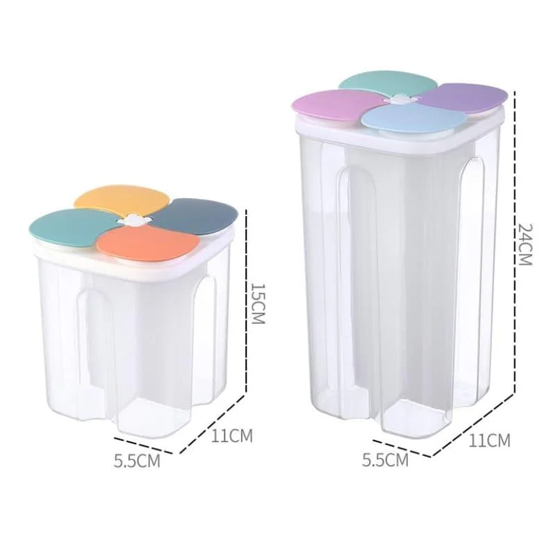 4-compartment cereal and dry food dispenser – view 17