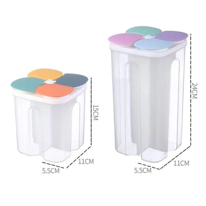 4-compartment cereal and dry food dispenser – view 17