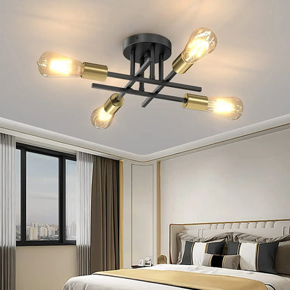 4-Light Sputnik Ceiling Light – view 2