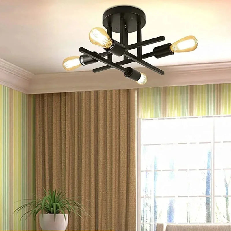 4-Light Sputnik Ceiling Light – view 3