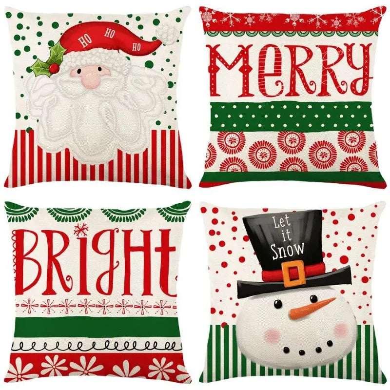 4-Piece Christmas Cushion Cover Set – 45 × 45cm – view 2