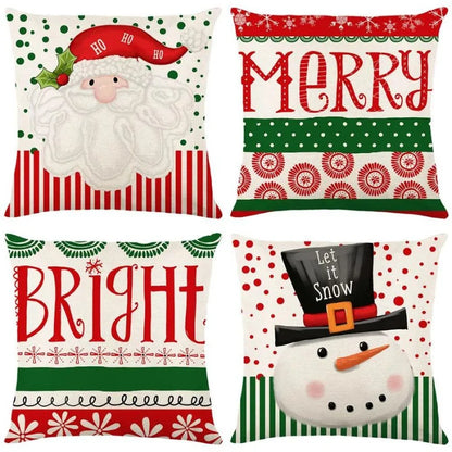 4-Piece Christmas Cushion Cover Set – 45 × 45cm – view 2