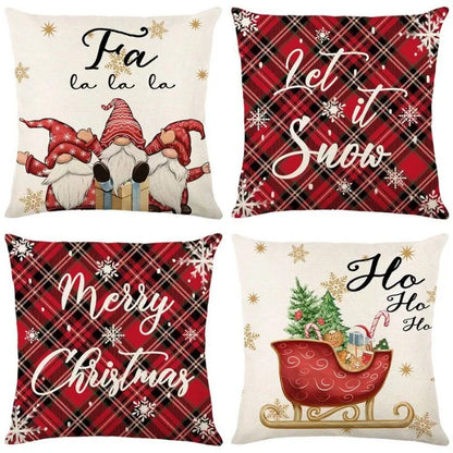 4-Piece Christmas Cushion Cover Set – 45 × 45cm – view 3