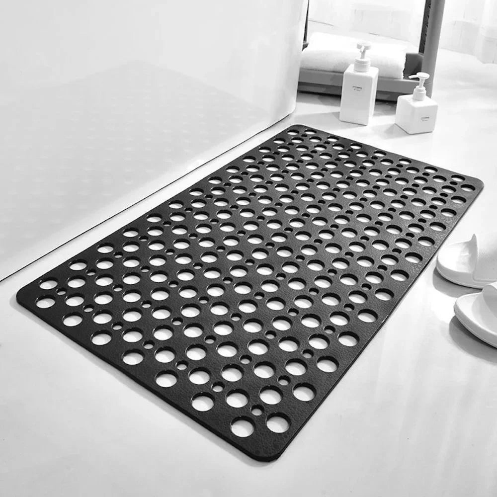 43×75cm PVC Suction-Cup Drainage Bath Mat – view 2