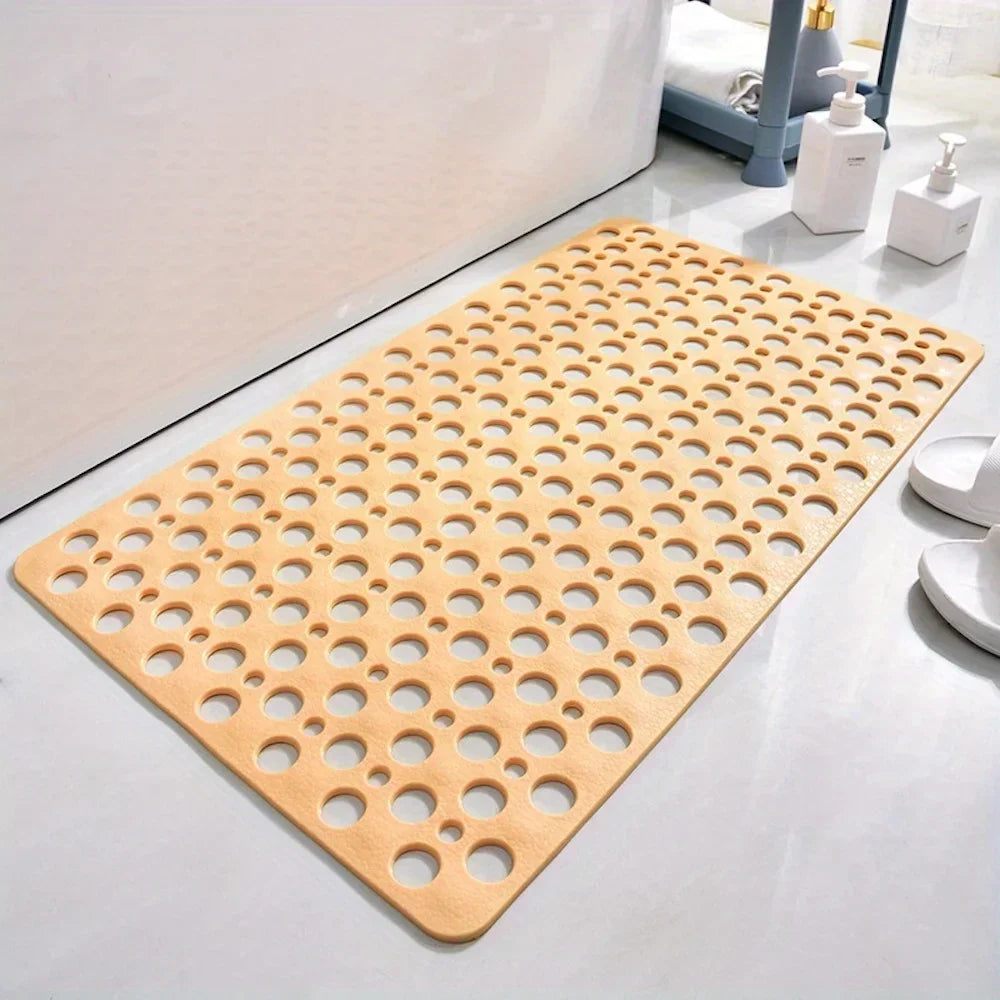 43×75cm PVC Suction-Cup Drainage Bath Mat – view 8