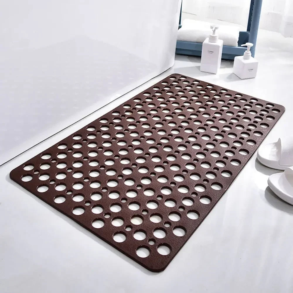 43×75cm PVC Suction-Cup Drainage Bath Mat – view 9