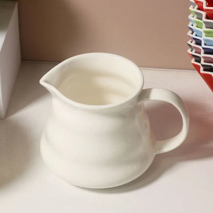 450ml Ceramic Coffee Pot with Wide Handle – view 2