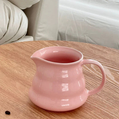 450ml Ceramic Coffee Pot with Wide Handle – view 3