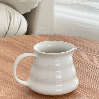 450ml Ceramic Coffee Pot with Wide Handle – view 6