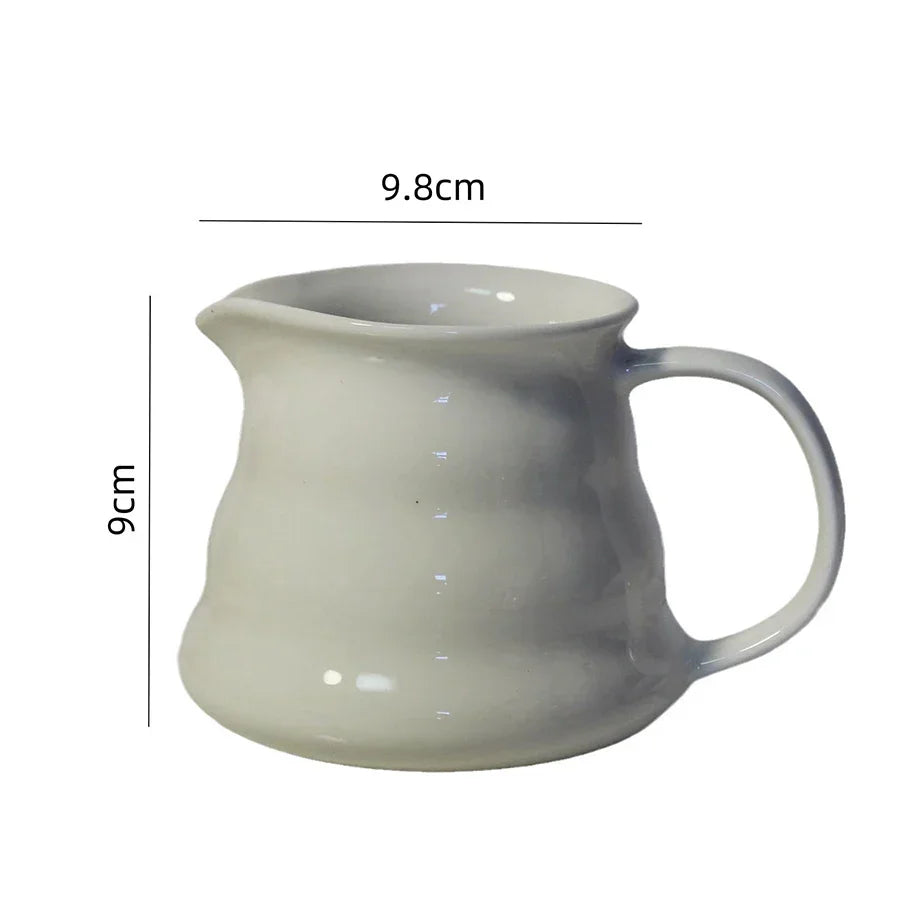 450ml Ceramic Coffee Pot with Wide Handle – view 8