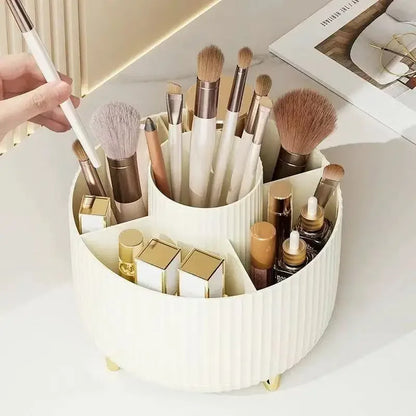360° Rotating 5-Compartment Makeup Organiser – view 2