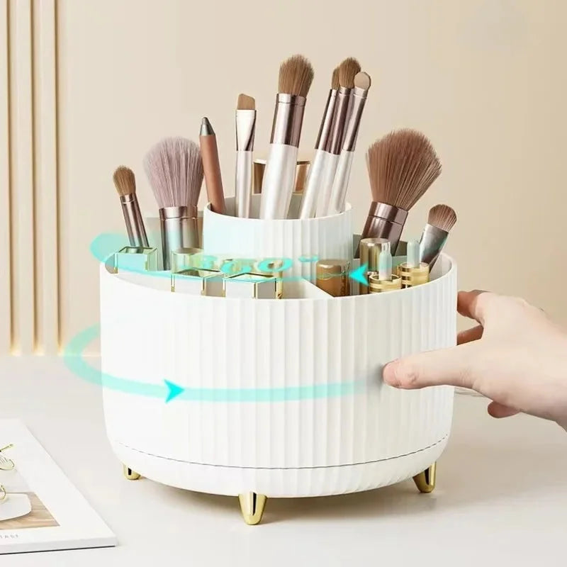 360° Rotating 5-Compartment Makeup Organiser – view 3