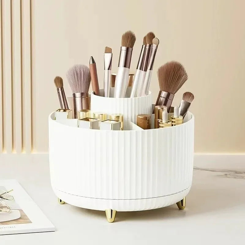 360° Rotating 5-Compartment Makeup Organiser – view 4