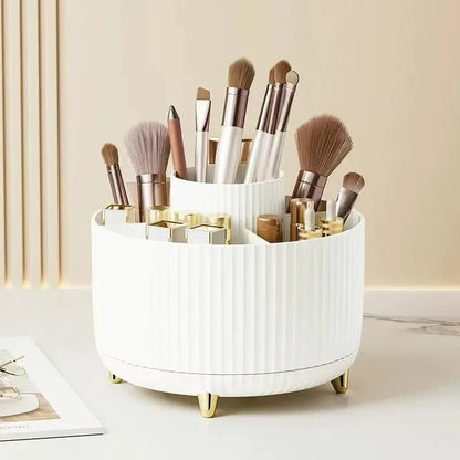 360° Rotating 5-Compartment Makeup Organiser – view 4