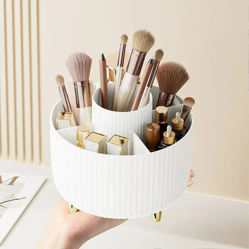 360° Rotating 5-Compartment Makeup Organiser – view 5