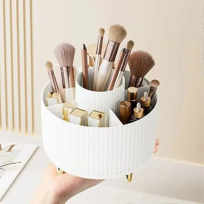 360° Rotating 5-Compartment Makeup Organiser – view 5