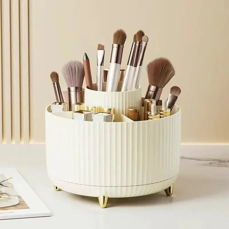 360° Rotating 5-Compartment Makeup Organiser – view 6