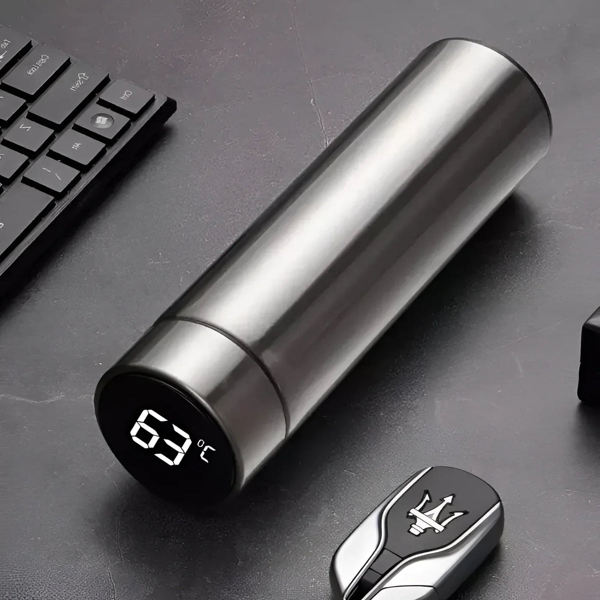 500ml Stainless Steel Thermal Bottle with Digital Temperature Display – view 6