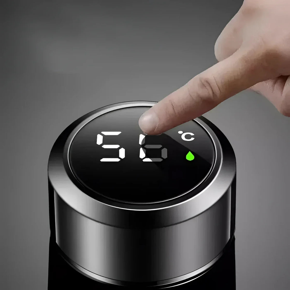 500ml Stainless Steel Thermal Bottle with Digital Temperature Display – view 10