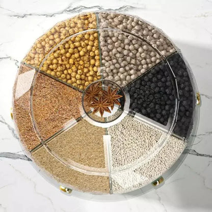 6-compartment rotating cereal dispenser – view 4
