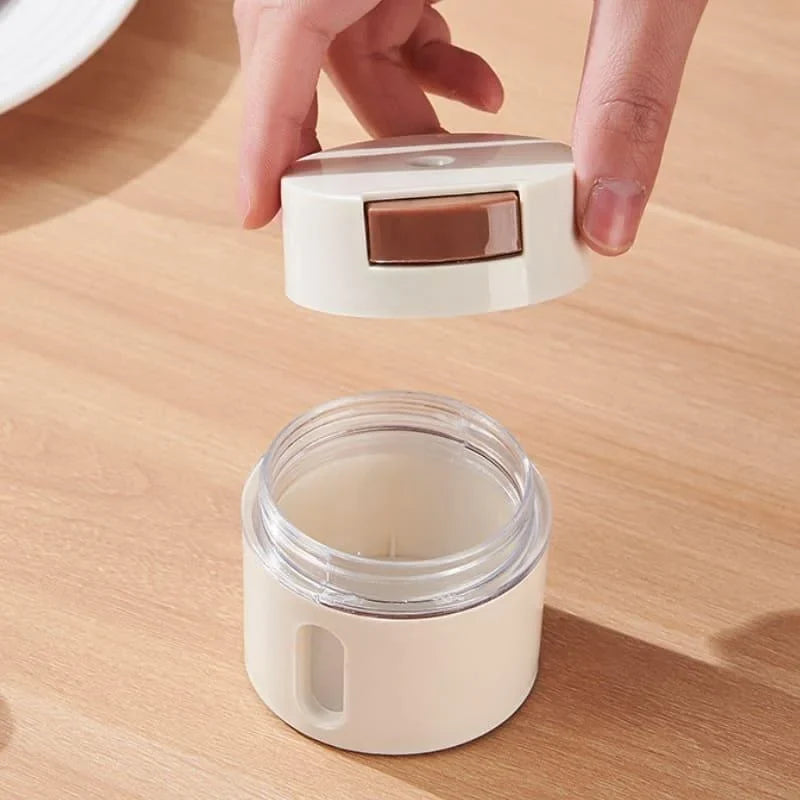 6-piece magnetic wall-mounted spice jar set – view 2