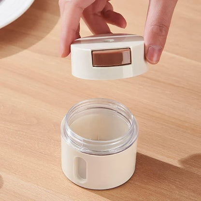 6-piece magnetic wall-mounted spice jar set – view 2