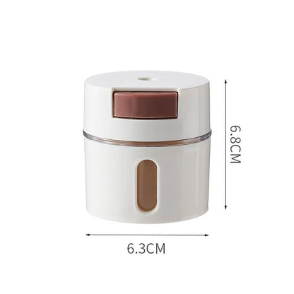 6-piece magnetic wall-mounted spice jar set – view 11