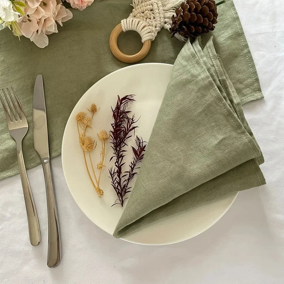 6-Piece Polyester Dinner Napkin Set – view 2
