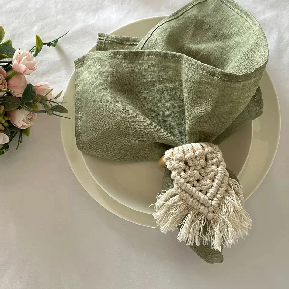 6-Piece Polyester Dinner Napkin Set – view 3