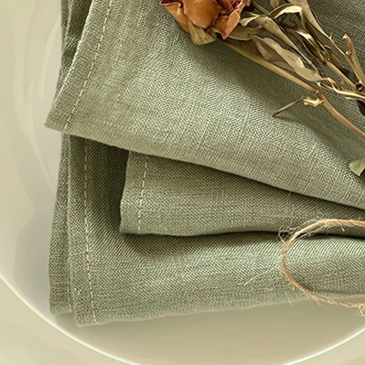 6-Piece Polyester Dinner Napkin Set – view 4