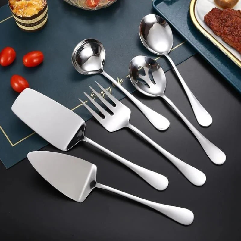 6-piece stainless steel kitchen utensil set – view 4