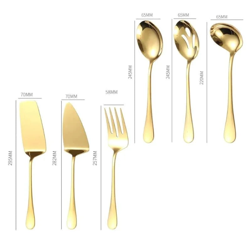 6-piece stainless steel kitchen utensil set – view 14